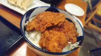 ミニソースカツ丼